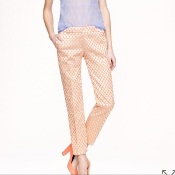 J. Crew Collection Gilded Gold Pants